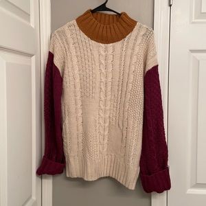 Mock neck sweater